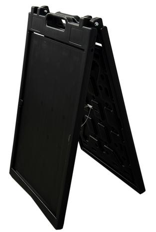 Black Plastic A-Frame sign holder