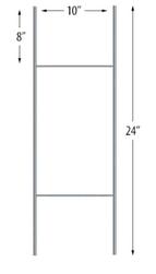alt="E-stake- economy yard stake 24" high"